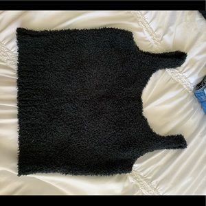 SKIMS black fluffy top